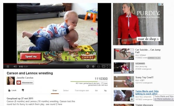 suggesties video youtube