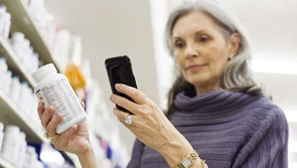 Shoppen met smartphone