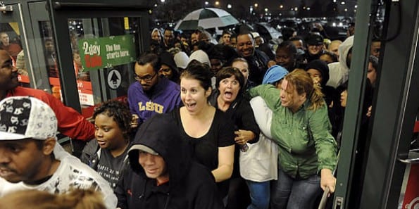 Drukte Black Friday USA