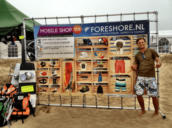 Kitesurf QR Code store Foreshore