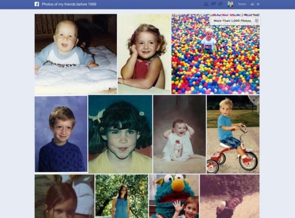 Facebook Social Graph foto's vrienden