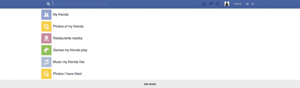 Search Bar Facebook sociogram