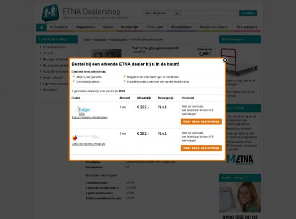 ETNA dealershop