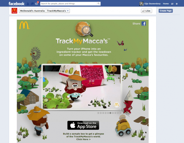 Mc Donalds Australia - TrackMyMacca's
