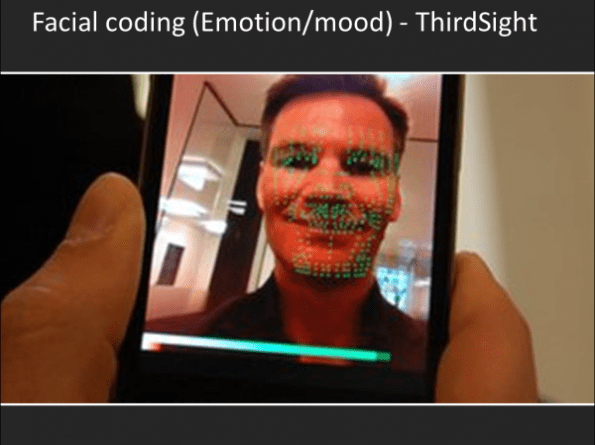 Ook de Emotie herkenningsoftware van Thirdsight werd genoemd