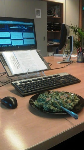 Een omgevingsanalist moet ook af en toe wat eten...