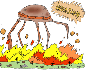Illustratie uit de MOOC over War Of The Worlds