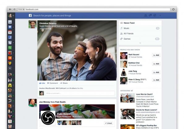 Facebook nieuwsoverzicht