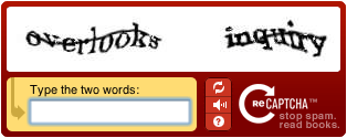 Captcha voorbeeld