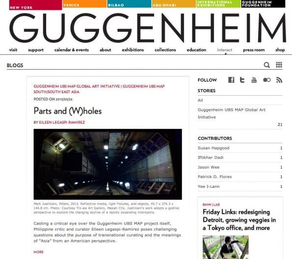 guggenheim blog