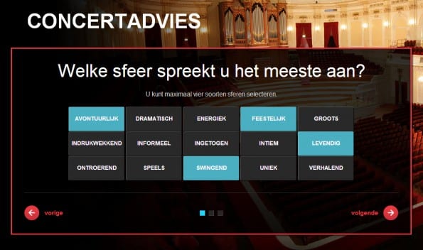 Het Concertgebouw biedt originaliteit