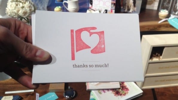 Luvocracy Thank You Note