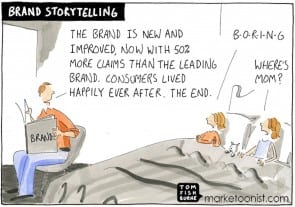 Cartoon Tom Fishburne - storytelling