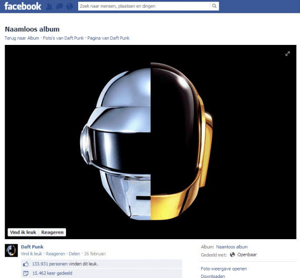 daft punk foto album