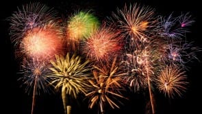 vuurwerk verkleind