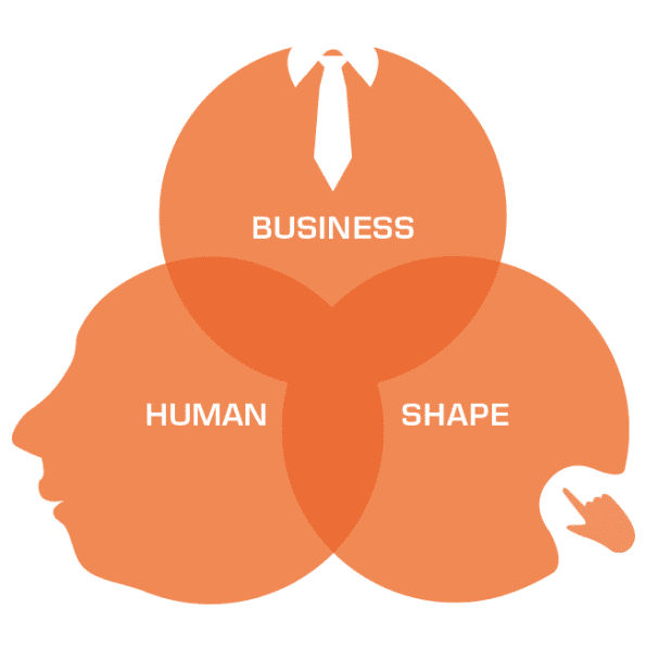 Business human shape