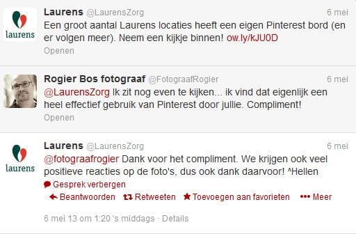 Afbeelding Laurens tweet Pinterest