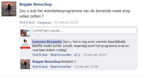 Afbeelding activiteitenprogramma