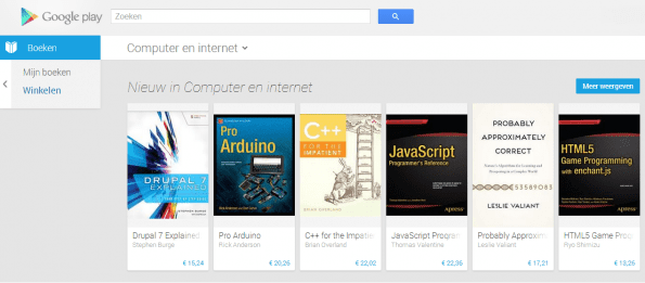 Google Play boeken