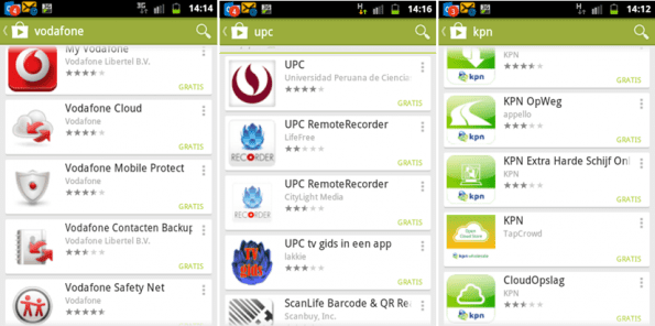 Launch icons