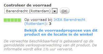op voorraad ikea