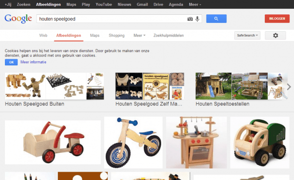 Inspiratie opdoen door te zoeken naar afbeeldingen
