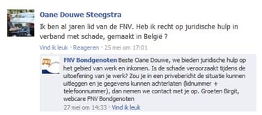 Leden van FNV Bondgenoten wordt verzocht geen gevoelige informatie in het openbaar te delen (bij interview Oliver de Leeuw)