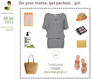 MissGreen stelt een outfit samen
