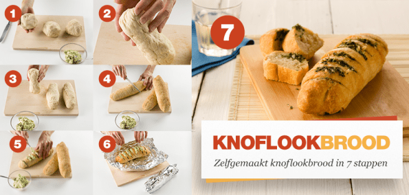 Een voorbeeld van de baktips op de Facebookpagina van Koopmans.
