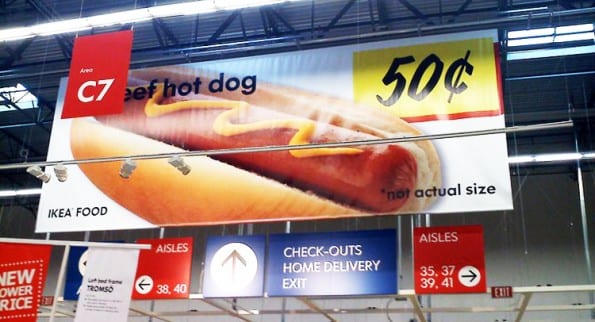ikea hot dog