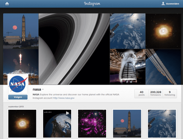 nasa instagram