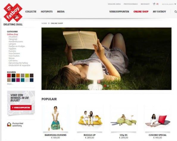 Fatboy webshop