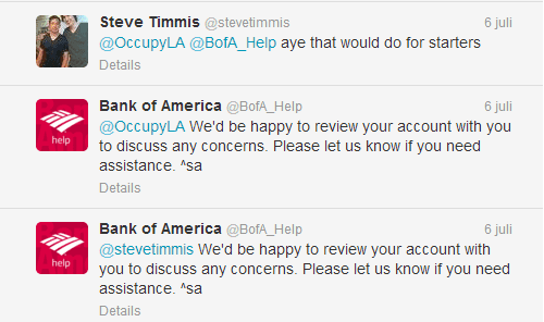 bank of america