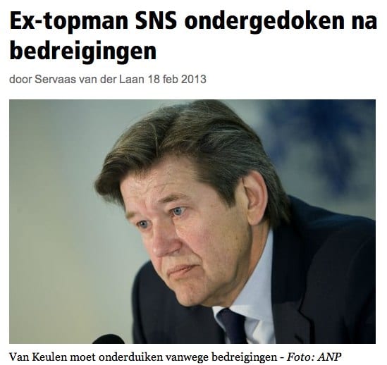 Elsevier.nl - Ex-topman SNS ondergedoken na bedreigingen-1