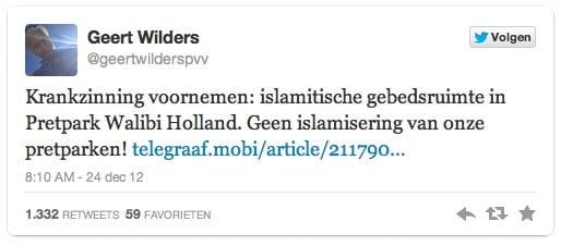 Wilders woest op Walibi-1-1