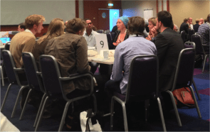 Groepsdiscussies tijdens het congres
