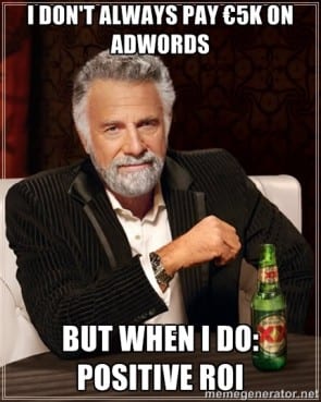 AdWords kill your darlings