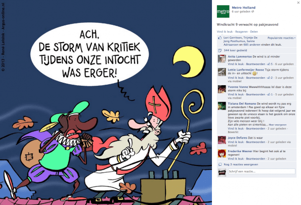 Metro Sinterklaas inhaker