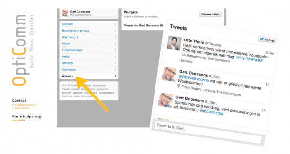 Twitterwidget