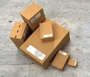 box on concrete