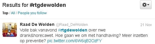 Volg de raad van gemeente De Wolden op twitter via #rtgdewolden
