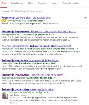 suikervrijepepernoten