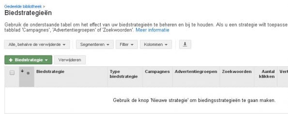 Biedstrategie-Toevoegen-Adwords