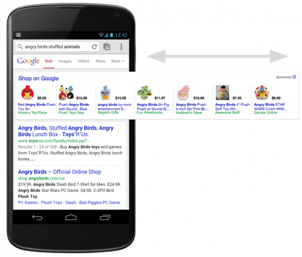 Google Shopping - mobile jan 2014