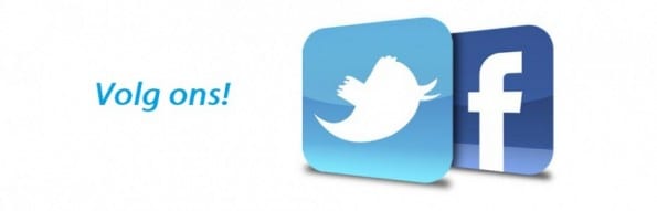 Volg ons op Facebook en Twitter