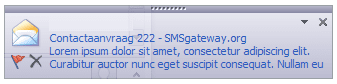 voorbeeld van binnenkomende email na lead