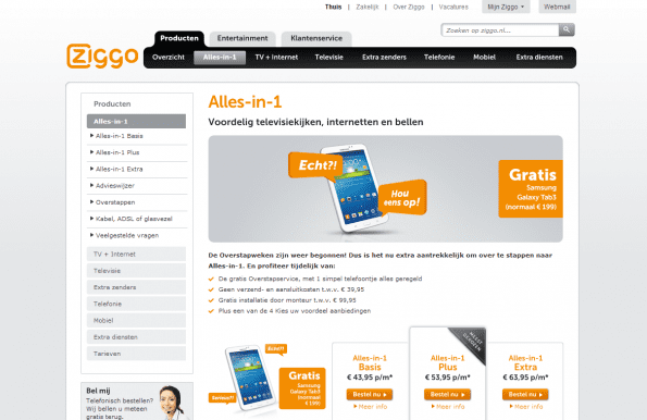 telecompakket - HPziggo