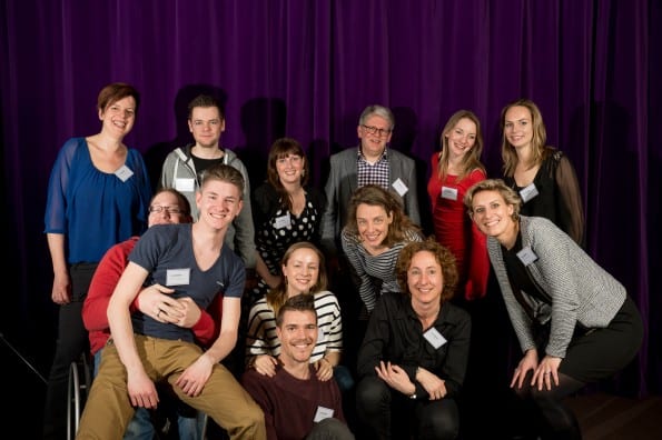 Een deel van het team in 2013.
