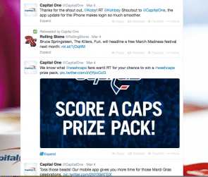 Capitol One Tweets