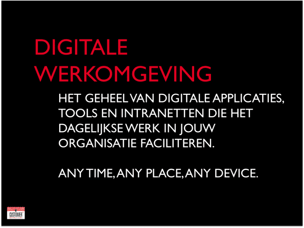 Definitie Digitale Werkomgeving